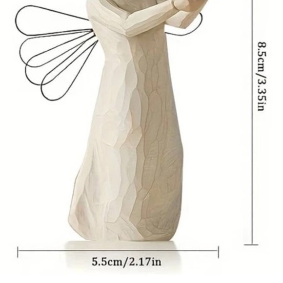 Angel Holding a Candle Figurine New - Picture 4 of 4